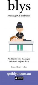 Blys on-demand massage banner