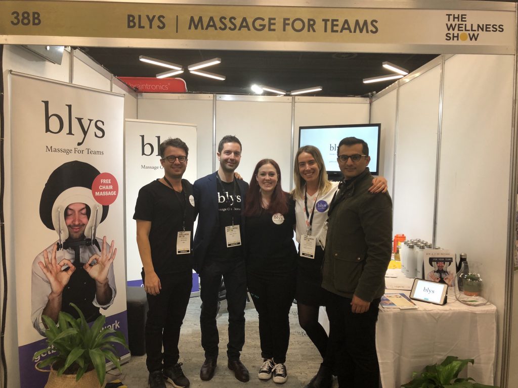 The Blys Team at The Wellness Show Booth