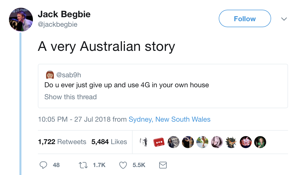 get blys twitter funny meme Australia wifi data