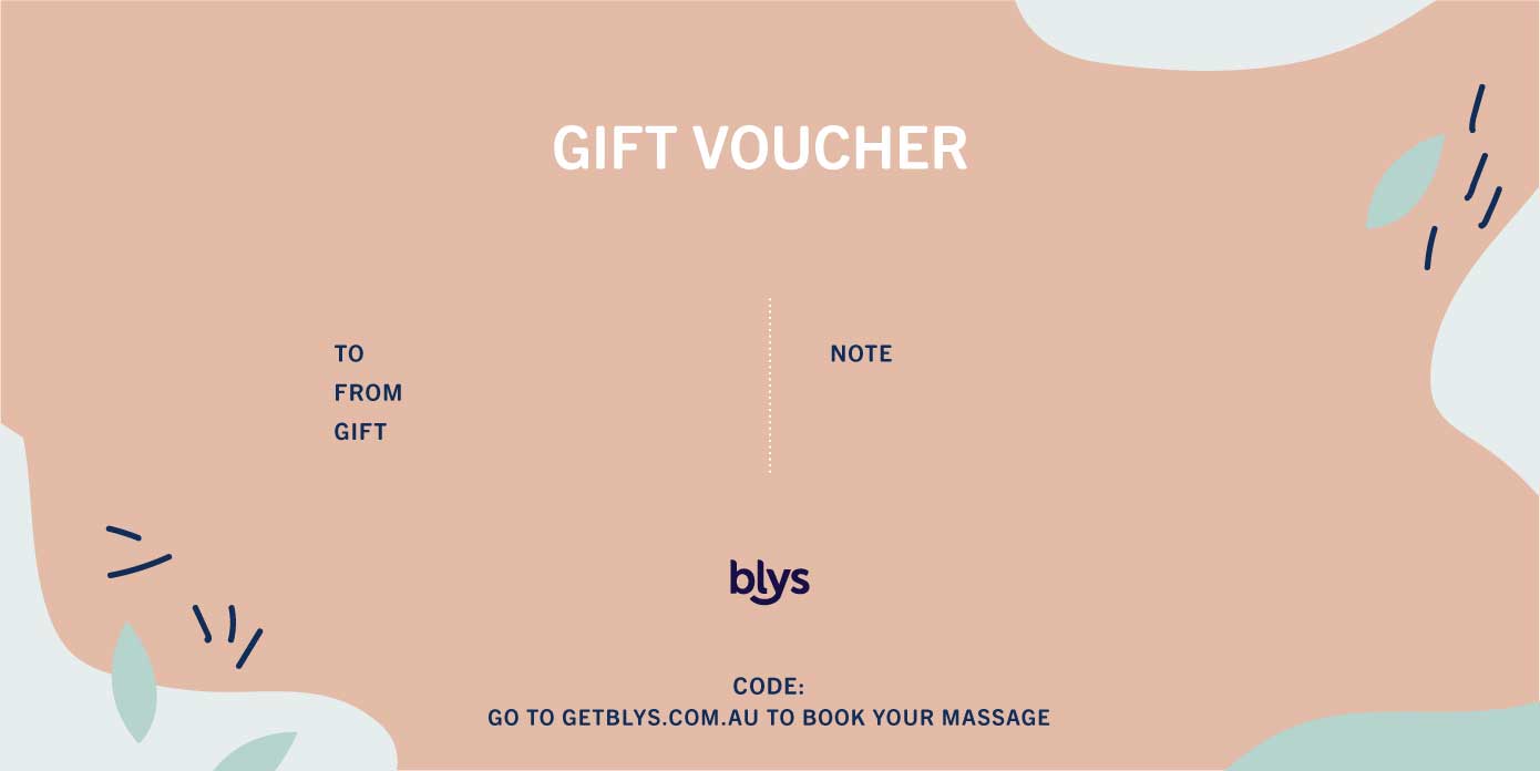AtHome Massage Gift Vouchers in Gold coast Blys
