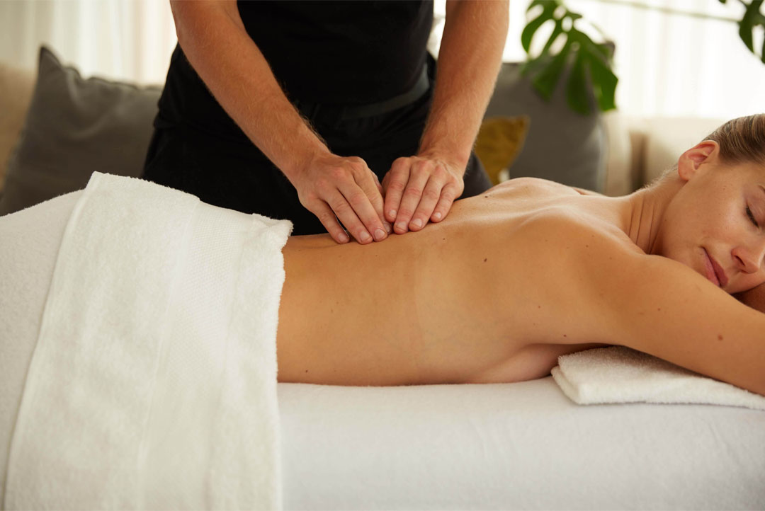 Deep tissue massage for stress relief