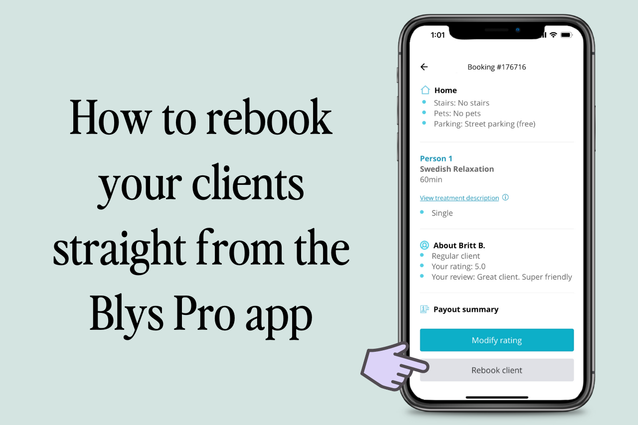 rebook clients new pro app feature