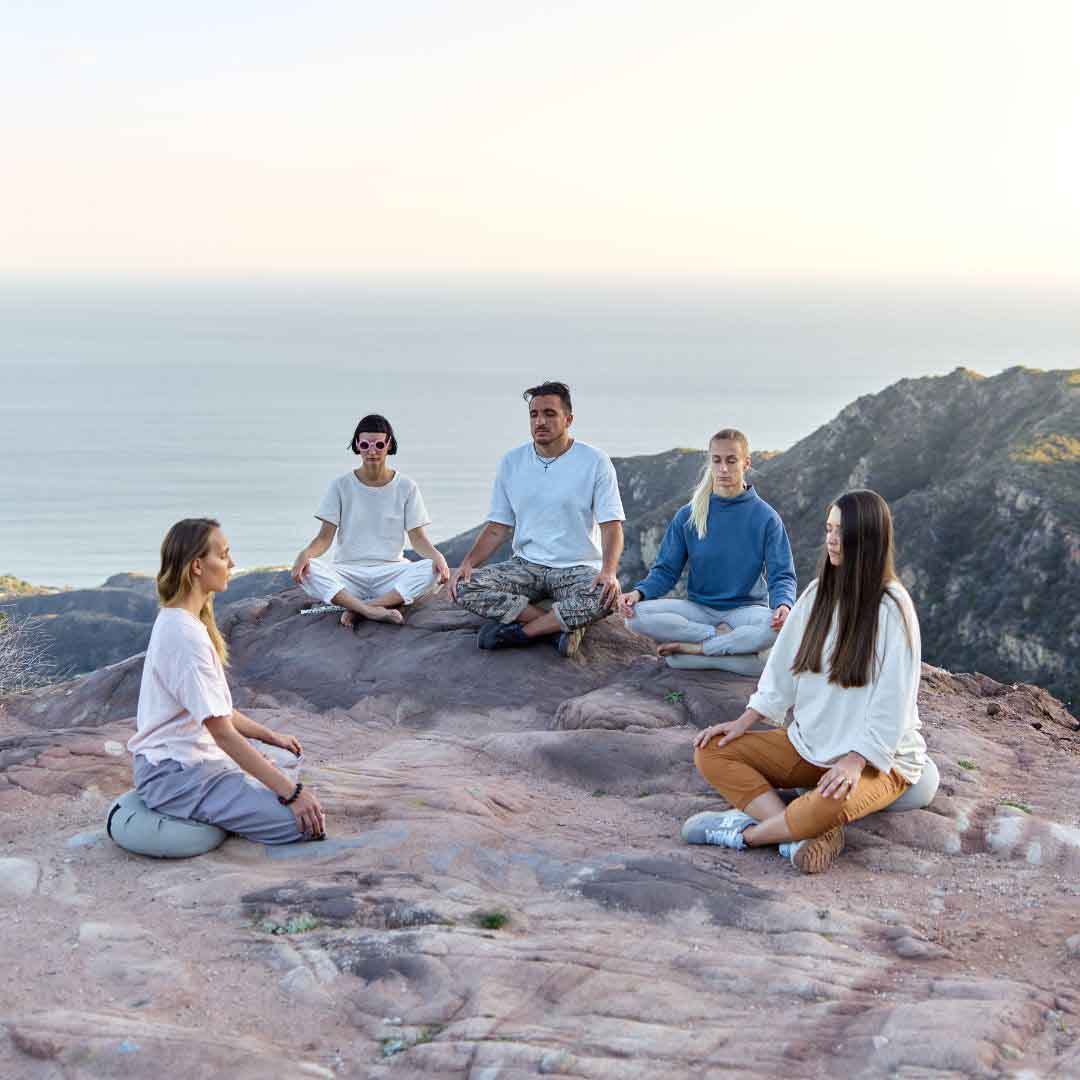 private group event meditation
