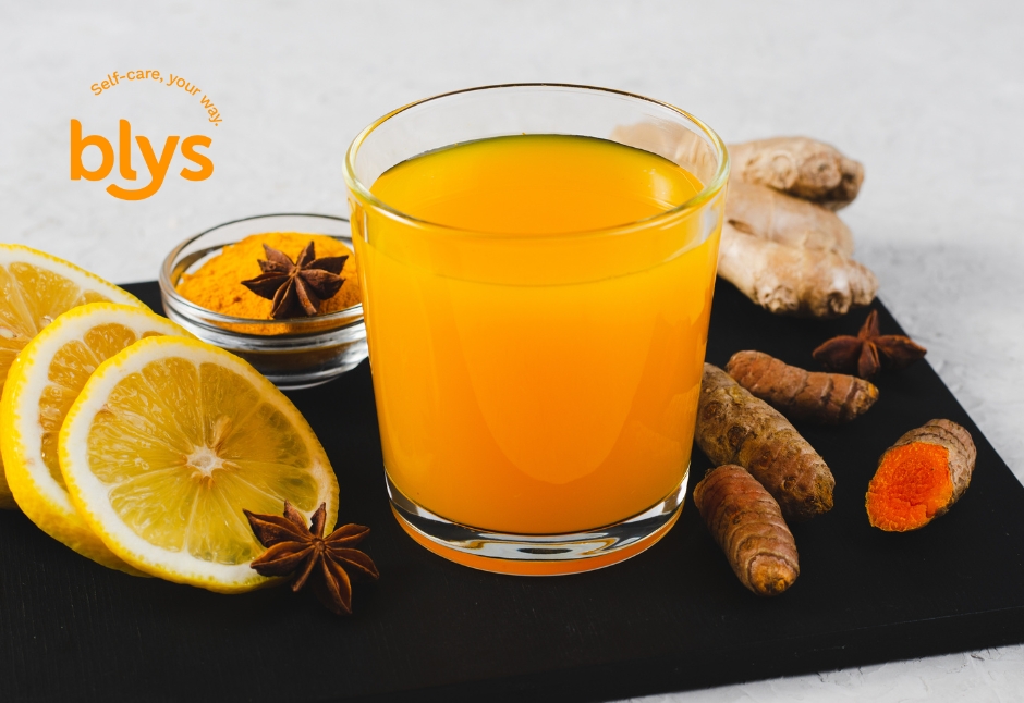 Turmeric and ginger for lymphatic drainage