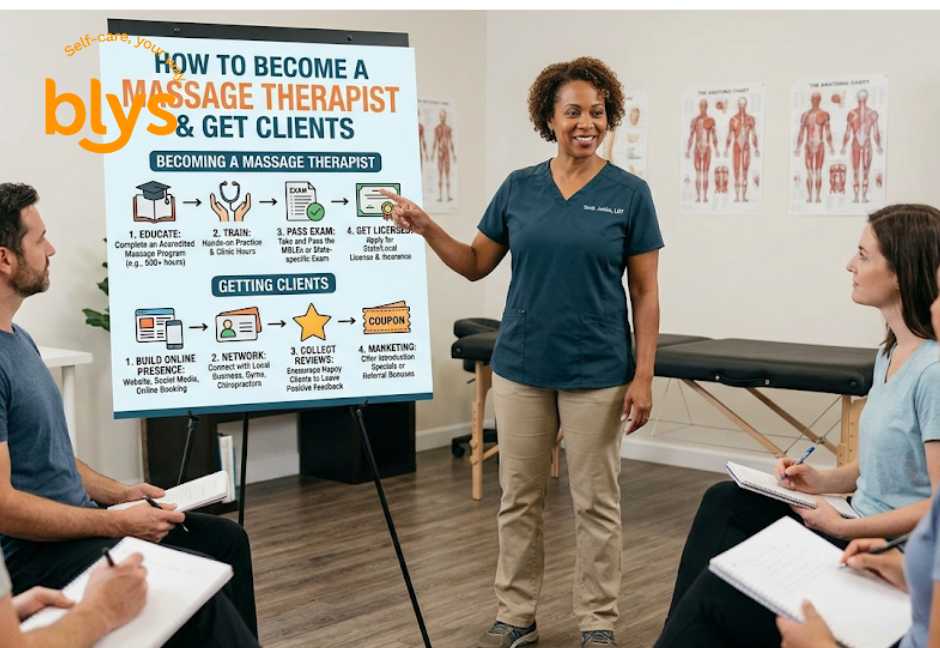 How to Become a Massage Therapist and Get Clients Guide