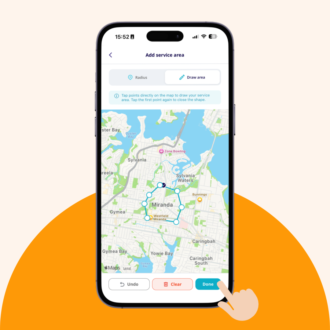 Draw Custom Service Area Image 4