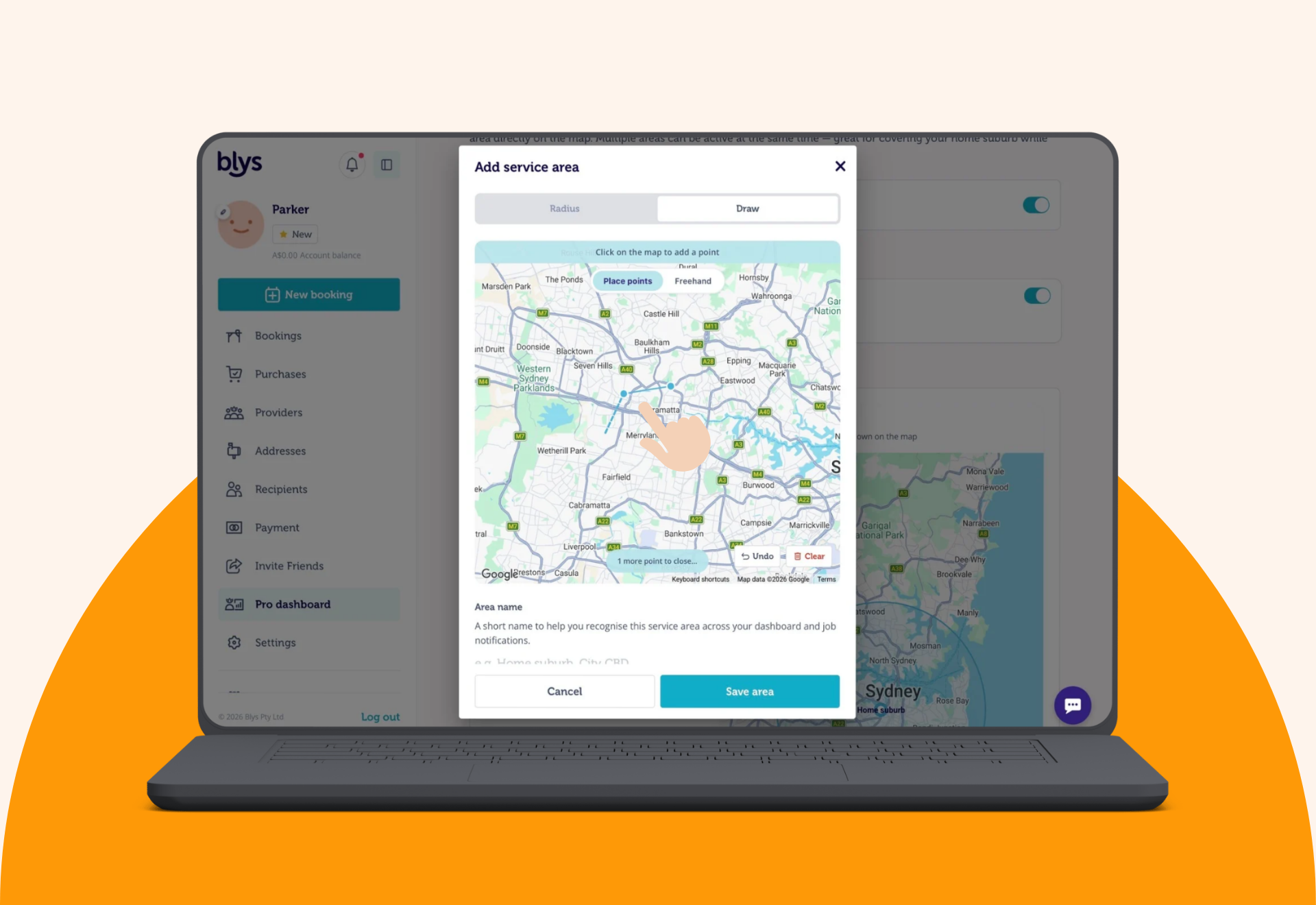 Draw Custom Service Area Image 3.1