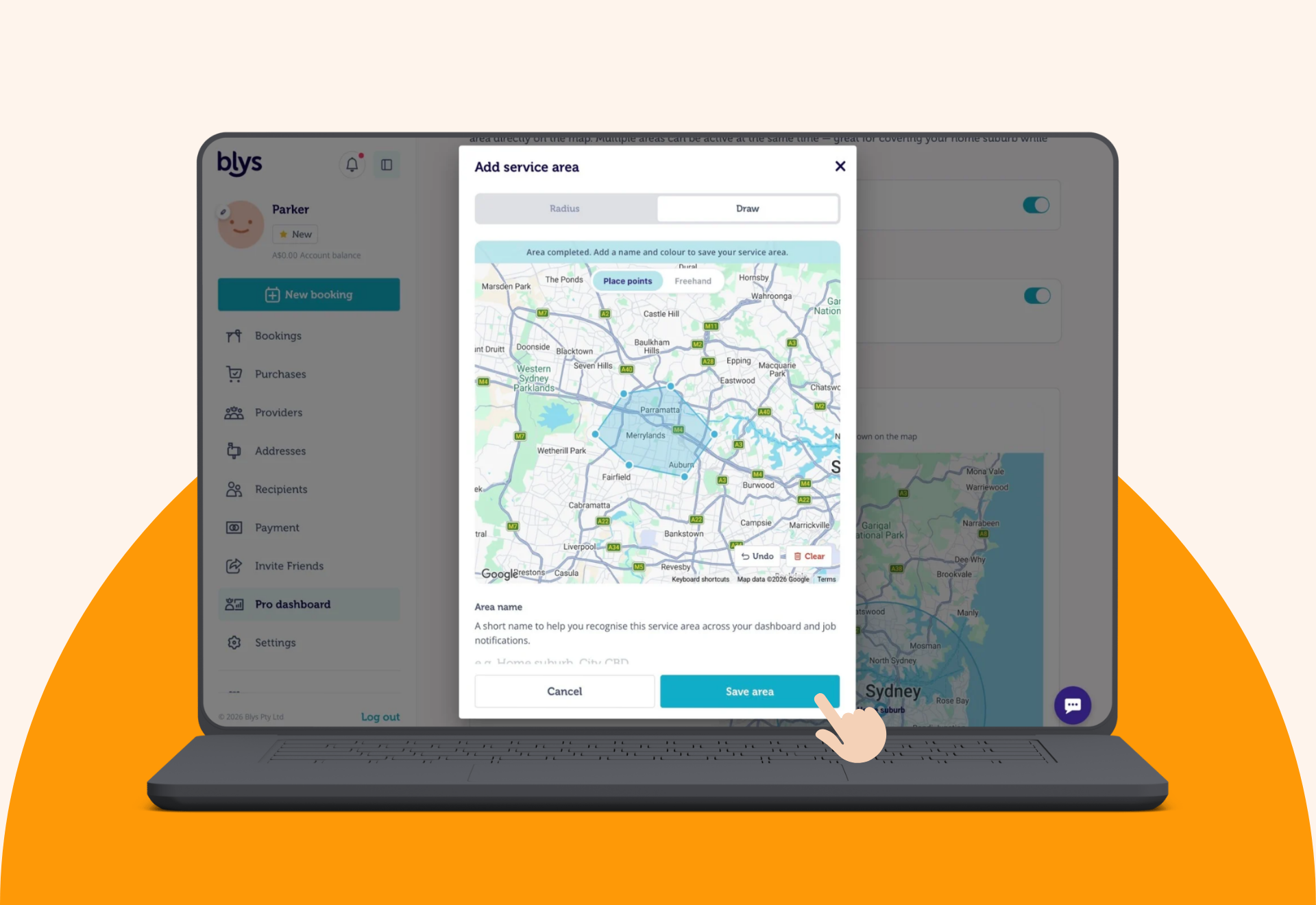 Draw Custom Service Area Image 3.2