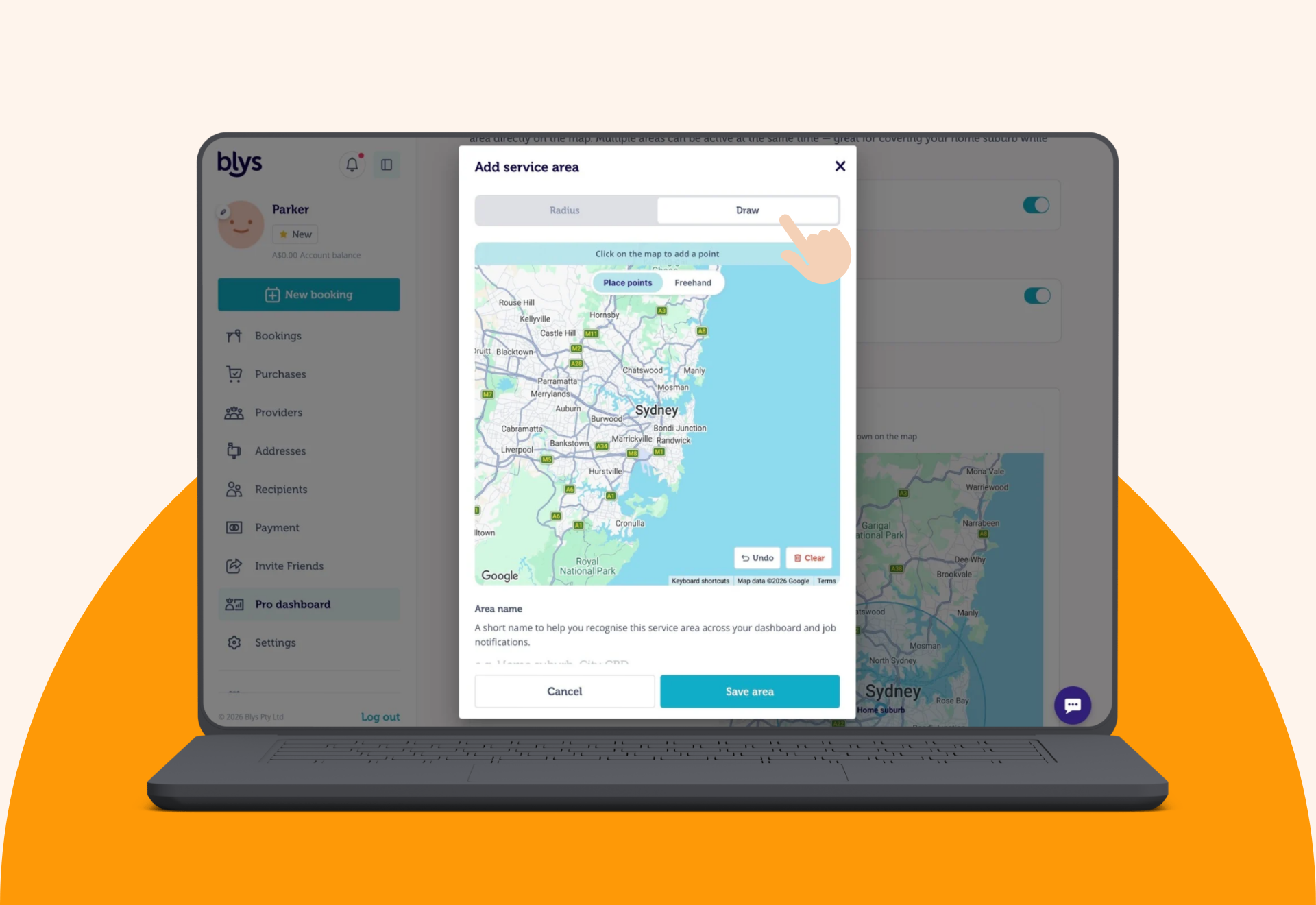 Draw Custom Service Area Image 3.3
