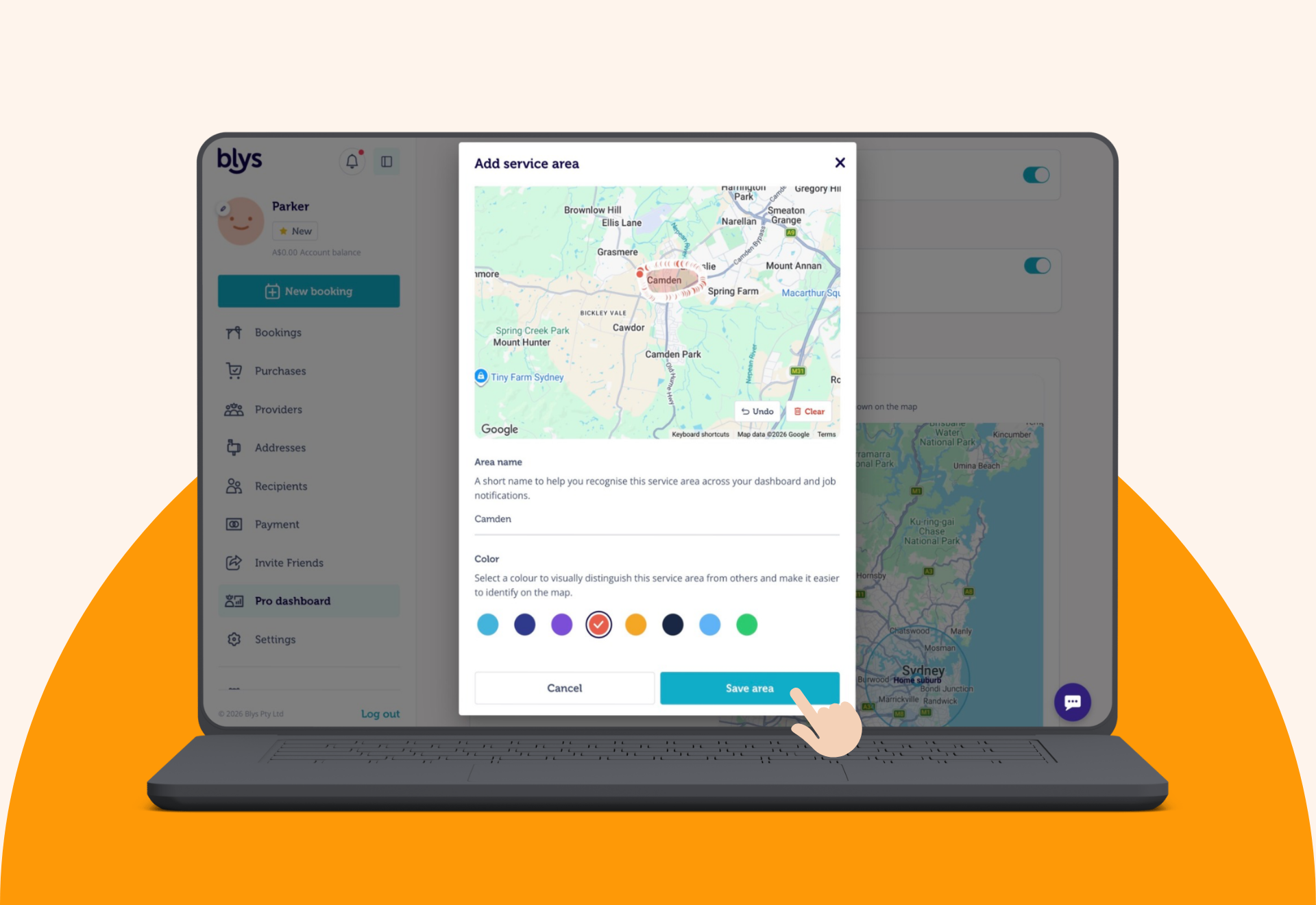 Draw Custom Service Area Image 3.4