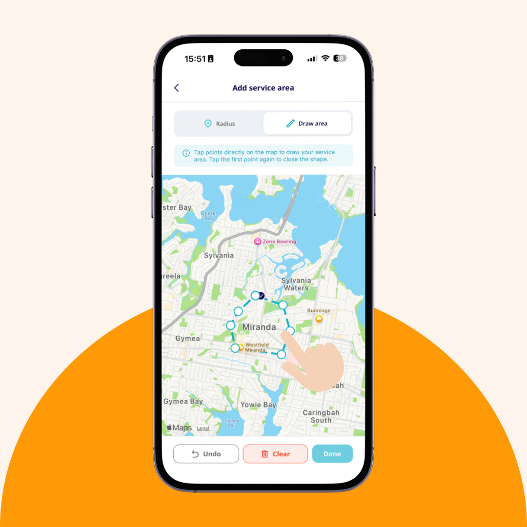 Draw Custom Service Area Image 3
