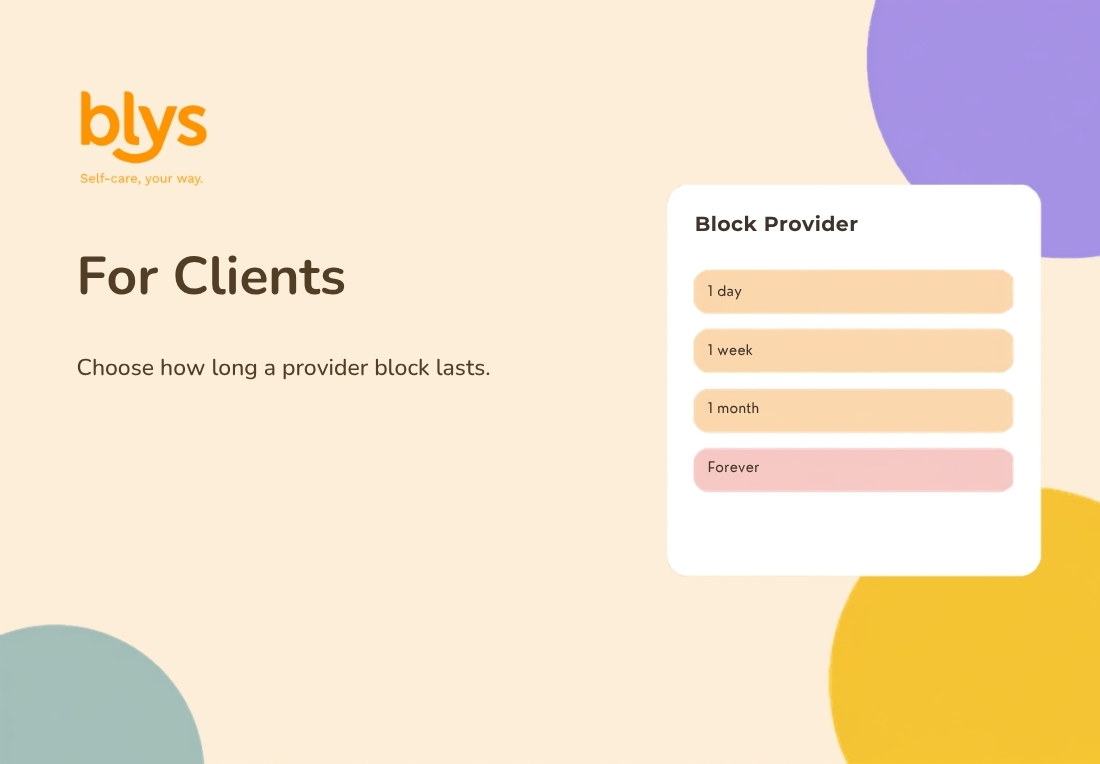 Timed provider block